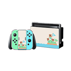 Avis Écran en vinyle Peau Animal Crossing NOUVEAUX Horizons Autocollants pour Nintendo Switch NS Console Contrôleur Support de Stand Accessoires