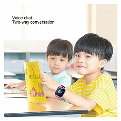 Acheter Enfants Montre Intelligente Téléphone Étanche Lbs Smartwatch Enfants Positionnement Appel 2G Rose