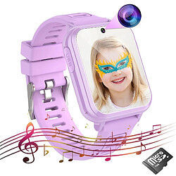 Chrono Chronus Montre Connectée pour enfants, Montre Connectée avec 16 jeux, caméra, enregistreur vidéo, musique, alarme, calculatrice, calendrier, lampe de poche, podomètre, jouets cadeaux pour garçons et filles de 3 à 12 ans (bleu)