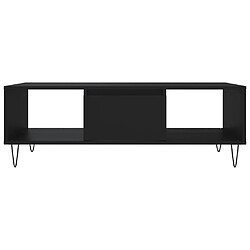 Acheter vidaXL Table basse noir 104x60x35 cm bois d'ingénierie