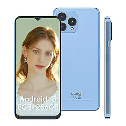 P80 CUBOT 4G Smartphone (2023) Android 13 Telephone Portable 16(8+8)GB Ram +256GB Rom/1TB 6.58" Écran 5200mAh Batterie - Bleu