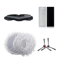 Pièces de rechange pour aspirateur Robot Ecovacs DEEBOT N9 N9 +, brosse latérale principale, filtre Hepa, accessoires en tissu, 6 pièces