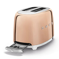 Grille-pains 2 fentes 950w rose gold - tsf01rgeu - SMEG pas cher