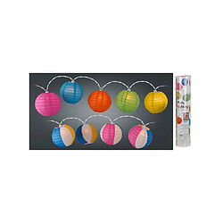 Avis Guirlande de lampions EDM - ambiance de fête - multicolore - 10 ampoules - 1,5 m - 71167