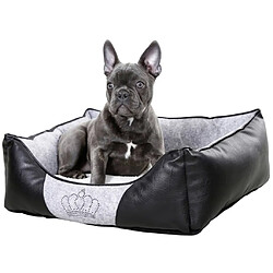 Kerbl Lit pour chiens Chiara 55 x 45 cm Gris et noir 80361