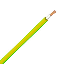 Ledkia Câble 6 mm² PV ZZ-F Jaune/Vert Jaune/Vert