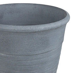 Acheter Beliani Lot de 2 pot de fleurs d 50 cm gris KATALIMA