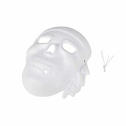 Paris Prix Masque à Décorer Pirate 23cm Blanc