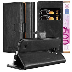 Cadorabo Coque LG K10 2016 Etui en Noir