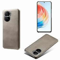 Coque en TPU + PU slim, shockproof, texture mollet, anti-rayures pour votre Honor X40i 5G - gris