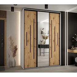 Abiks Meble Armoire Davos 13 À Portes Coulissantes 235,2/170/45 3 Portes