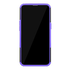 Avis Wewoo Coque Pour OPPO Realme 3 Texture de pneu TPU antichoc + PC Housse de protection avec support violet