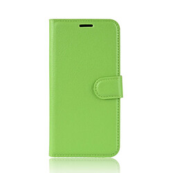 Wewoo Housse Étui vert pour Samsung Galaxy A6 + 2018 Litchi Texture en cuir flip horizontal avec titulaire et fentes cartes porte-monnaie