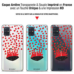 Avis Caseink Coque Pour Samsung Galaxy A51 (A515) (6.5 ) [Gel HD Collection Love Saint Valentin Design Parapluie d'Amour - Souple - Ultra Fin - Imprimé en France]