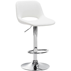 Acheter Non Tabouret de bar Camden simili cuir chromé