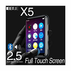 Mp3 Benjie X5 Plein Écran Bluetooth Lecteur Mp3 Version Étudiant Portable Mp4 Baladeur Lecteur De Musique Version Bluetooth 