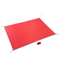 Universal Sanfeng Outdoor 20D revêtement de silicium tente plancher 210x150cm Outdoor Beach camping étanche protecteur solaire(Rouge)