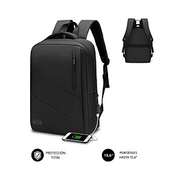 ? Sac à dos pour ordinateur portable Subblim City Sub-Bp-2Bl2002 - 15,6 · USB · Noir