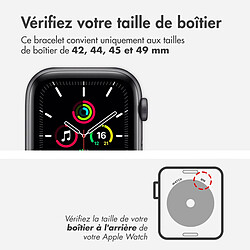 Acheter Sport Band pour Apple Watch Series 1 á 10 / SE / Ultra (2) (44/45/46/49 mm) - Taille M/L - Midnight