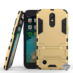 Htdmobiles Coque rigide anti choc pour LG K10 (2017) + film ecran - OR