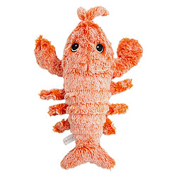 Universal USB Électrique Simulation Homard Peluche Poupée Peluche Océan Poisson Poisson Homard Danse Mobile Créatif Soft Pet Chat Chien | Jouets pour chat