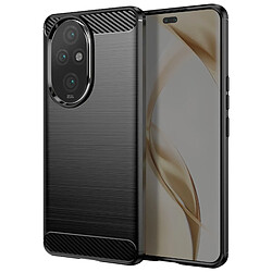 Avizar Coque pour Honor 200 Pro Souple Effet Carbone et Brossé Noir pas cher