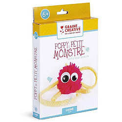 Graines Creatives Coffret pour enfants Laine et Tricotin - Poppy le petit monstre