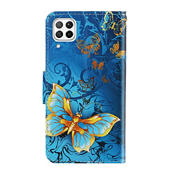 Etui en PU impression de motifs avec support papillons pour votre Huawei P40 lite/Nova 7i/Nova 6 SE