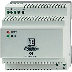 Bloc d'alimentation pour rail DIN 24 - 28 V/DC 4.2 A 100 W EA Elektro-Automatik EA-PS 824-040 KSM