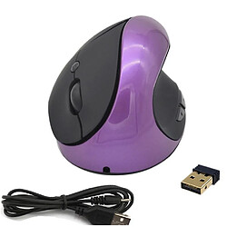 Universal Wireless Ergonomic Vertical Mouse Mice Optical For PC Laptop,purple