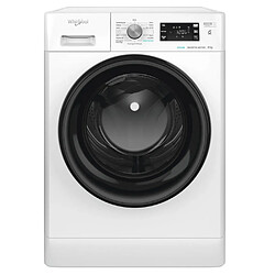 Lave-linge hublot 8kg 1200 tours/min blanc - FFB8258BVFR - WHIRLPOOL pas cher