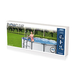 Échelle de Sécurité pour Piscines Bestway Flowclear 76,5x125x135/192 cm pour Piscines Démontables de 132 cm de Hauteur pas cher