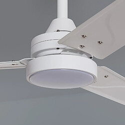 Ledkia Ventilateur de Plafond LED Vacker 105cm Moteur DC Blanc