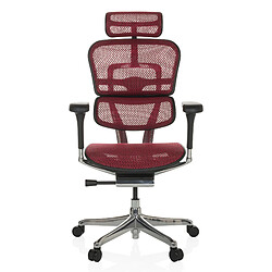 Chaise de bureau / Fauteuil de direction ERGOHUMAN GEN2 Tissu maille rouge hjh OFFICE