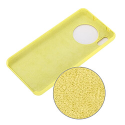 Wewoo Coque Souple Pour Huawei Mate 30 Pro Housse de protection antichoc en silicone liquide jaune