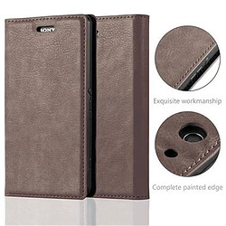 Avis Cadorabo Coque Sony Xperia Z3 COMPACT Etui en Brun