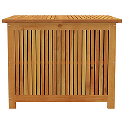 Avis vidaXL Boîte de rangement de jardin 75x75x58 cm bois massif d'acacia