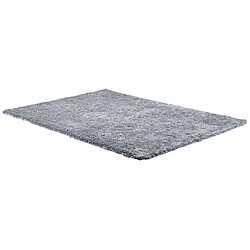 Vente-Unique Tapis shaggy à poils longs - 160 x 230 cm - Argenté - GLITTER