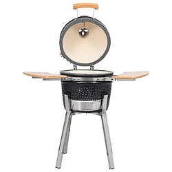 vidaXL Kamado Barbecue à fumoir Céramique 81 cm