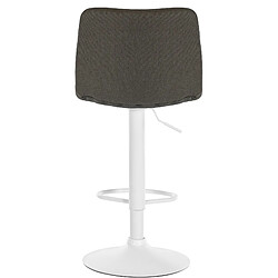 Acheter Non Tabouret de bar Lex tissu blanc