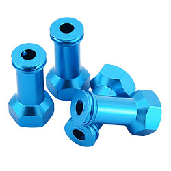 Avis Adaptateur hexagonal d'entraînement de moyeu de roue de 24mm pour voiture de chenille télécommandée au 1/16 x4 bleu