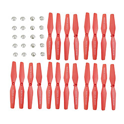 20 pcs hélices pour visuo xs809 xs809w xs809hw 8807 8807w rc drone rouge