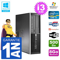 PC HP Compaq 8100 SFF i3-530 RAM 8Go Disque 500Go Graveur DVD Wifi W7 - Occasion