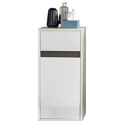 Trendteam Armoire murale de rangement avec tiroir Sol blanc