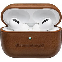 DBRAMANTE1928 Coque pour AirPods Pro Copenhagen en Cuir Marron