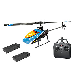 Hélicoptère RC Avec Gyro 4 Canaux Micro RC Hélicoptère Jouet Cadeau Pour Garçons Fille Bleu