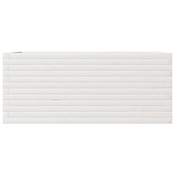 Acheter vidaXL Jardinière blanc 110x60x45,5 cm bois de pin massif