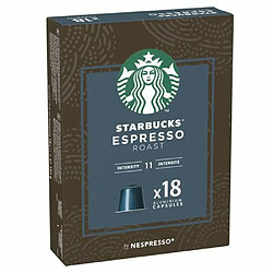 Capsules café Starbucks Nespresso Espresso Roast X18