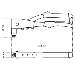 Beta Tools Betaa Tools riveteuse 1741B 017410000