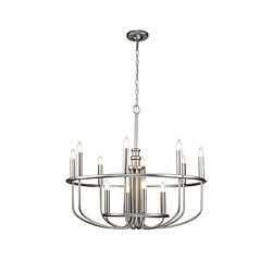 Elstead Lighting Suspension Capitol Acier Nickel brossé